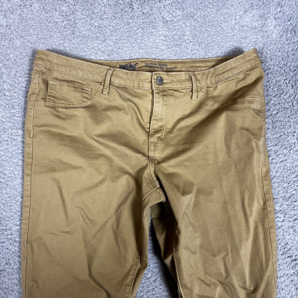 Mossimo Mid-Rise Jegging Womens 16 Tan Excellent Stretch Skinny Fit